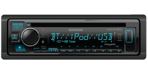 Kenwood KDC-BT382U CD Bluetooth w/USB Port AM/FM Radio MP3 Player High Contrast LCD Detachable Face Plate Single DIN 13-Band EQ & DTA