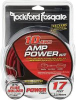 ROCKFORD FOSGATE AMP INSTALLATION WIRING KIT 10AWG