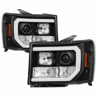 GMC SIERRA 1500/2500/3500 2007-2013 BLACK HEADLIGHT DRL