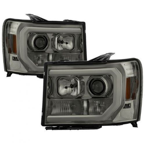 GMC SIERRA 1500/2500/3500 2007-2013 SMOKE HEADLIGHT DRL