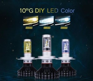G10 LED 12000 LUMENS HEADLIGHT PAIRE Z.E.S.