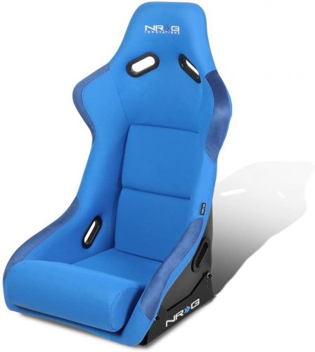 BANC NRG LARGE FIX BUCKET RACING SEAT BLUE