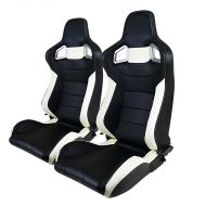 BANC RACING SEAT PAIRE CUIRE PVC