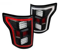 FORD F150 2015-17 LED TAIL LIGHTS BLACK