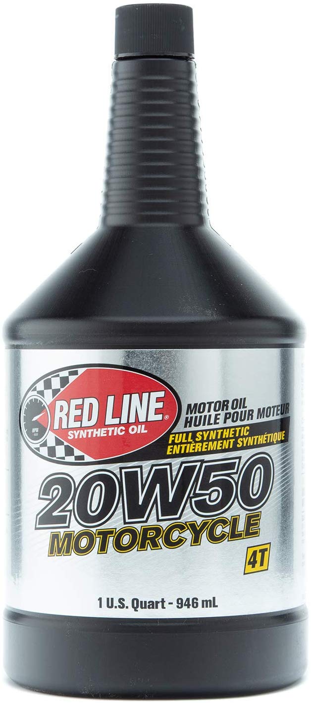 42504 RED LINE SYNTHETIC MOTORCYCLE OIL 20W50 - CarFeverShop